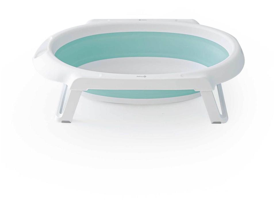 Banheira para Bebê Smile Aqua Green com Suporte Safety - 5