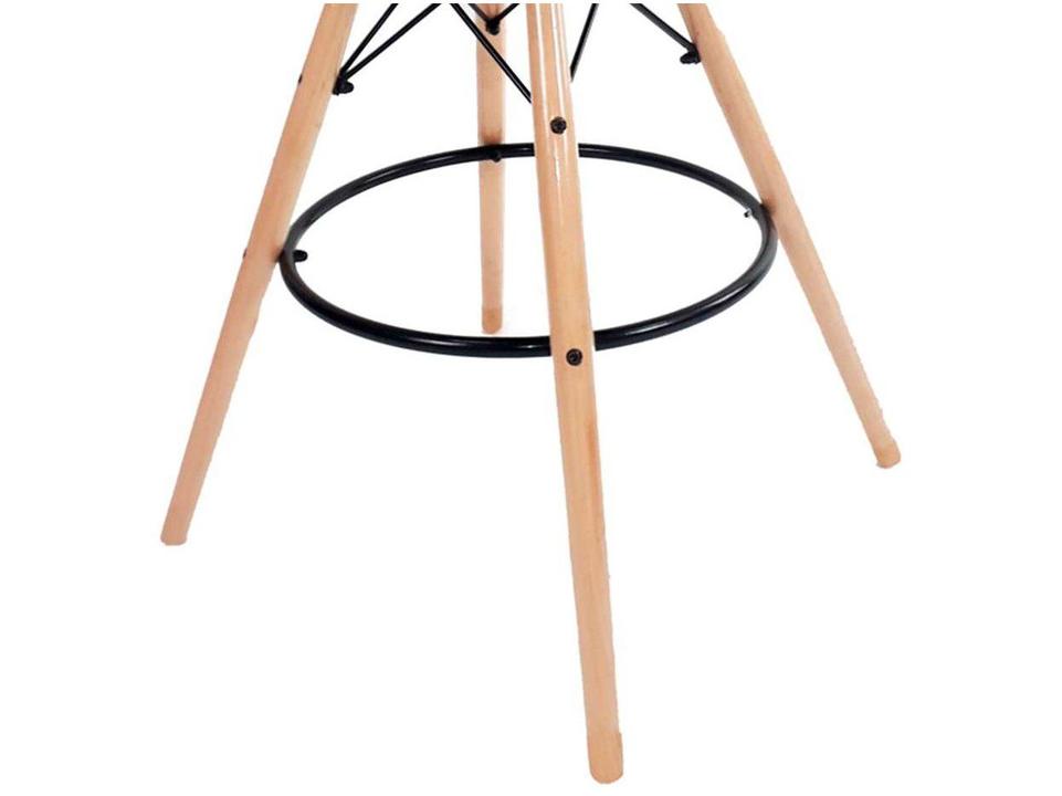 Banqueta Alta com Encosto Branca Empório Tiffany - 6