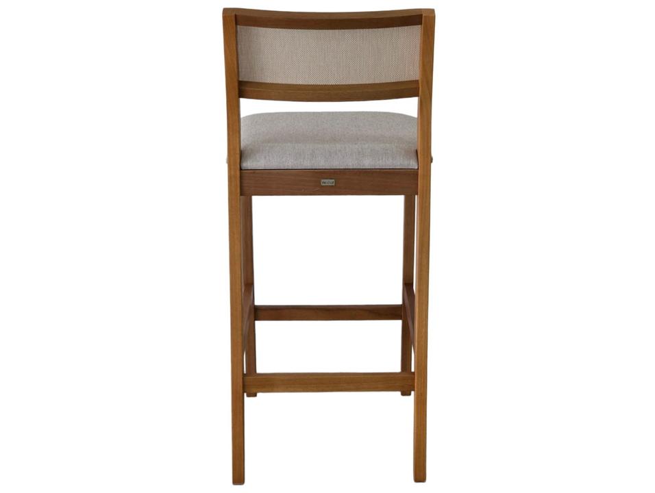 Banqueta de Madeira Natura e Off White Nesher Princesa - 4