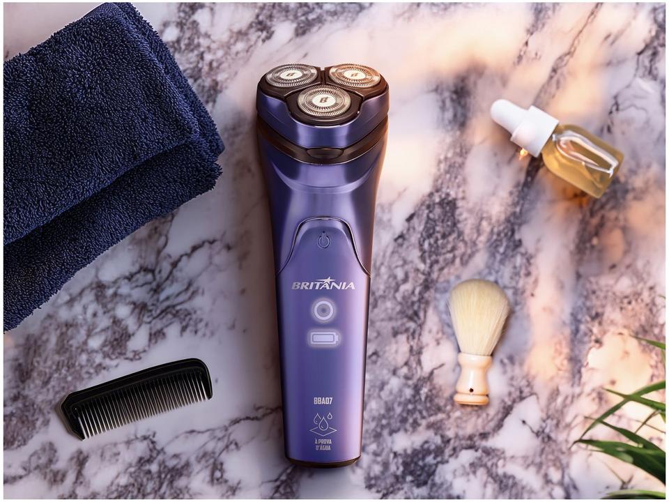 Barbeador Elétrico Britânia BBA07 Seco e Molhado - 1