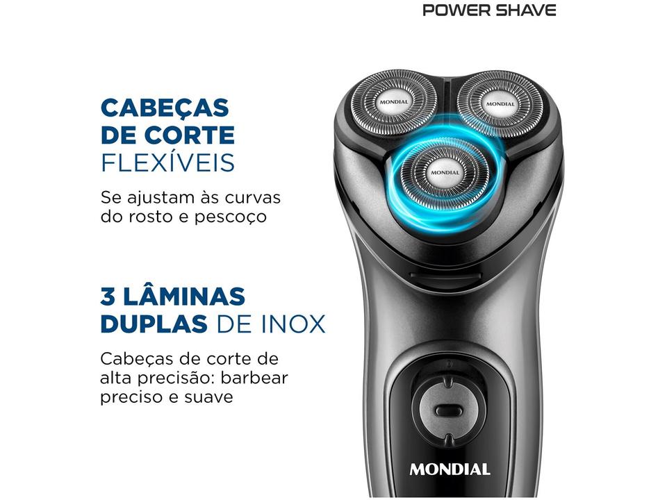 Barbeador Elétrico Mondial Power Shave BE-02 - 3