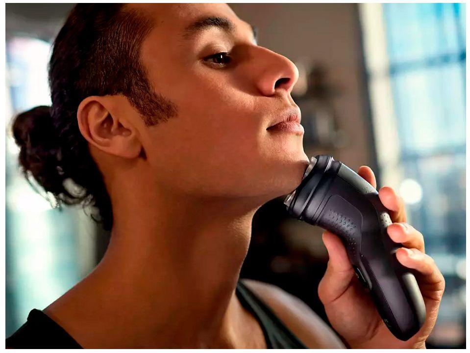 Barbeador Elétrico Philips 3000X Series Shaver Seco e Molhado 1 Velocidade - 2