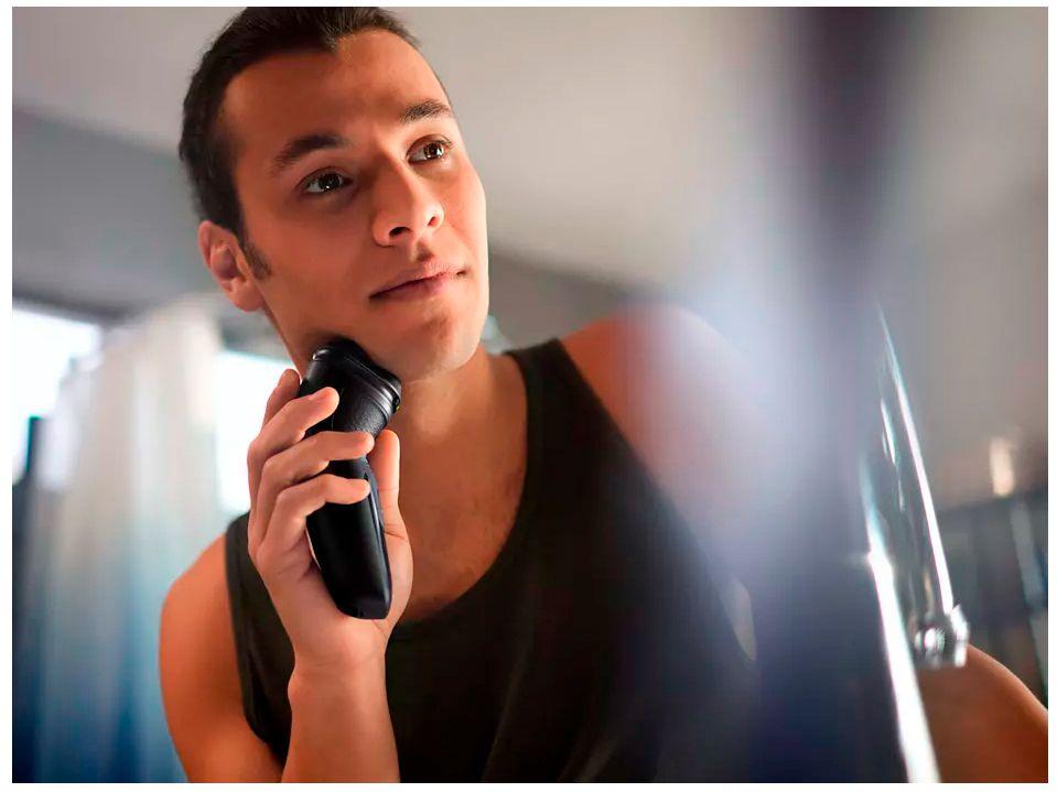 Barbeador Elétrico Philips 3000X Series Shaver Seco e Molhado 1 Velocidade - 1