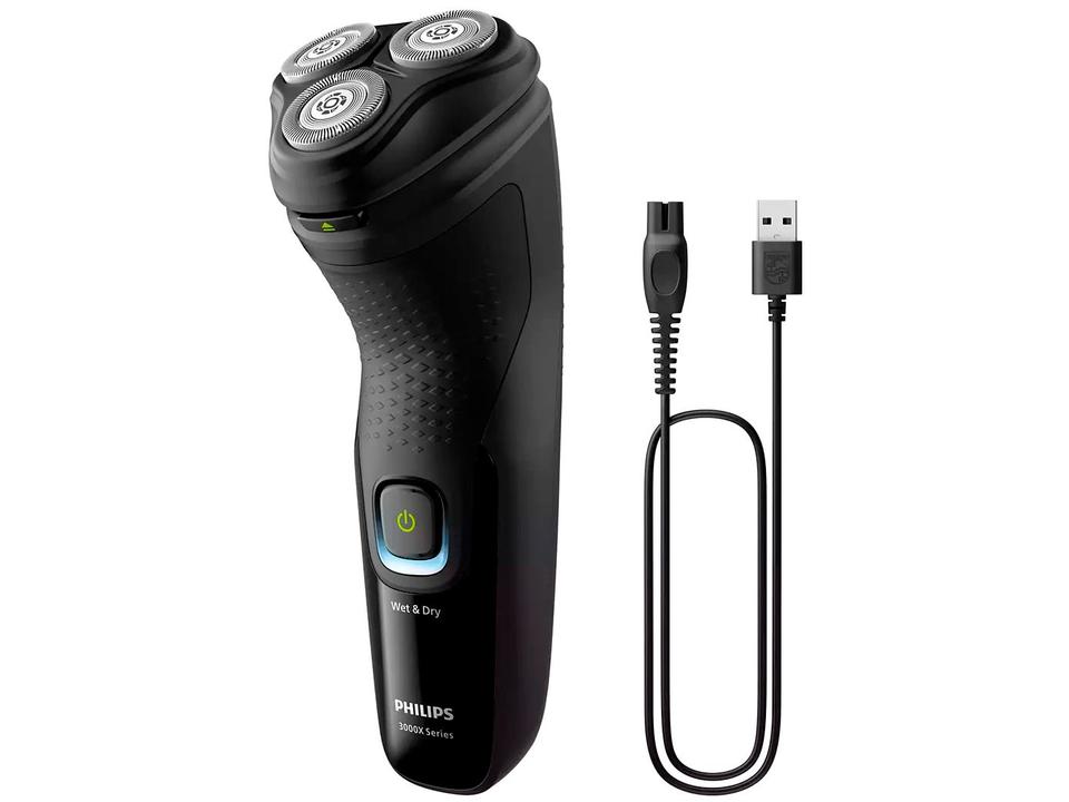 Barbeador Elétrico Philips 3000X Series Shaver Seco e Molhado 1 Velocidade - 4