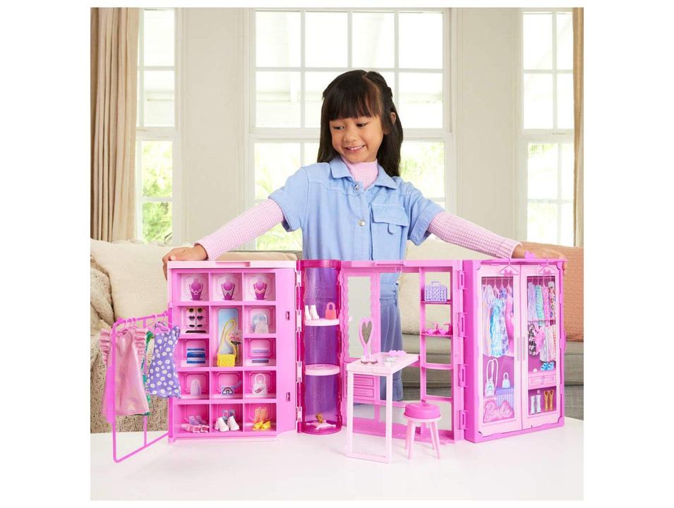 Barbie Armário dos Sonhos com Acessórios e Boneca - 3