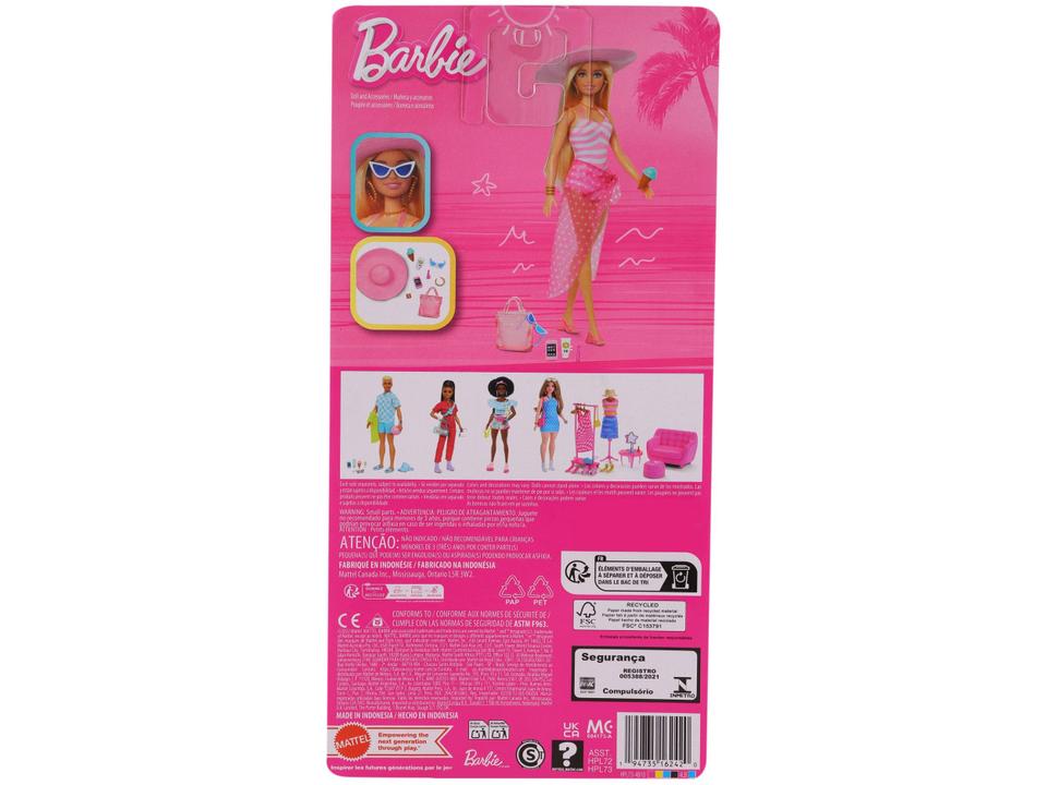 Barbie Dia de Praia com Acessórios e Boneca - 6