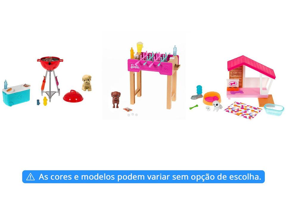 Barbie Mini Conjunto Com Pets 26cm - 1