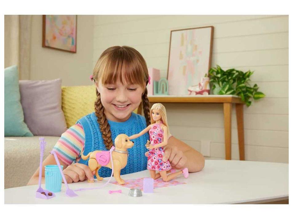 Barbie Passeio com Cachorrinho Walk & Potty Pup - 1