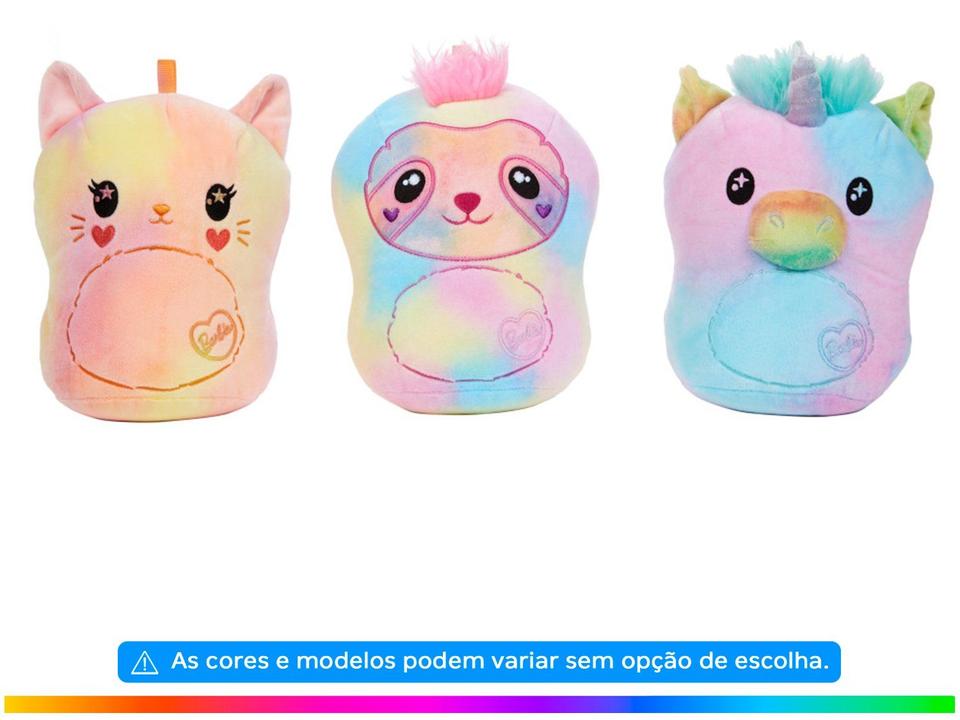 Barbie Pelúcia Tie Dye Surpresa 7" Brinquedo Menina - 1