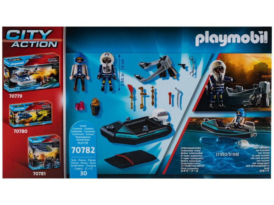 Barco de Brinquedo City Action Playmobil - 3