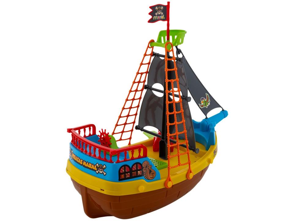 Barco de Brinquedo Piratas Maral com Acessórios - 3