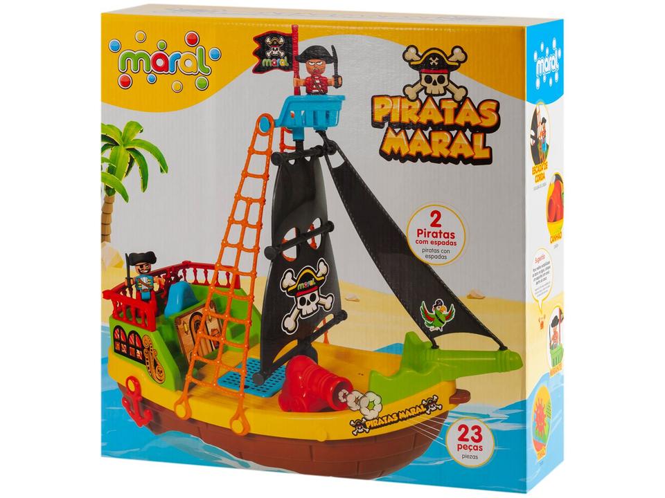 Barco de Brinquedo Piratas Maral com Acessórios - 11