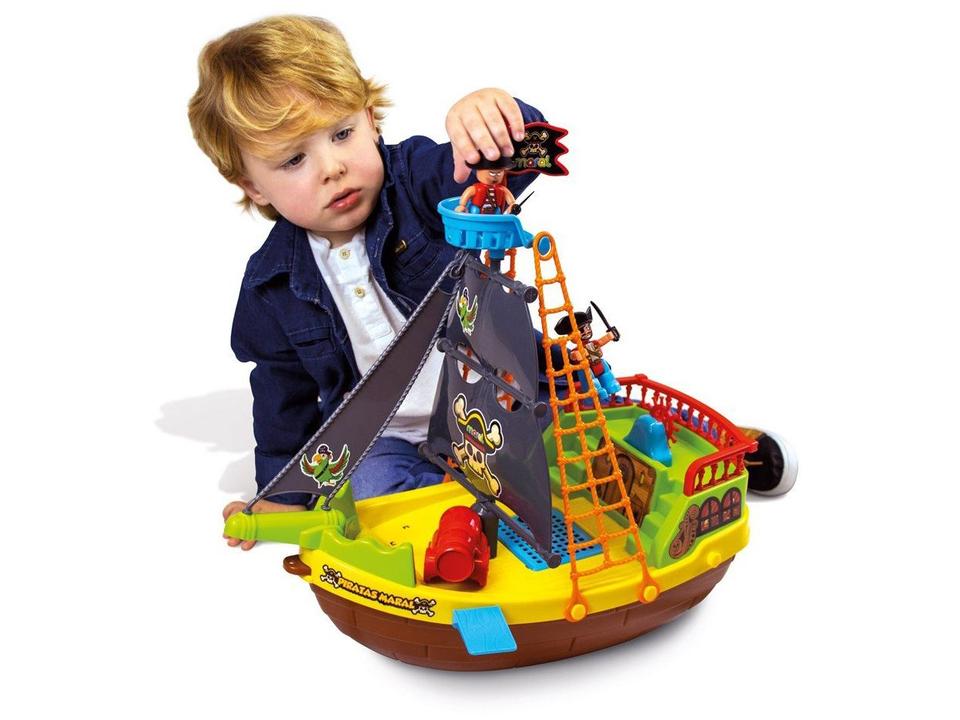 Barco de Brinquedo Piratas Maral com Acessórios - 1
