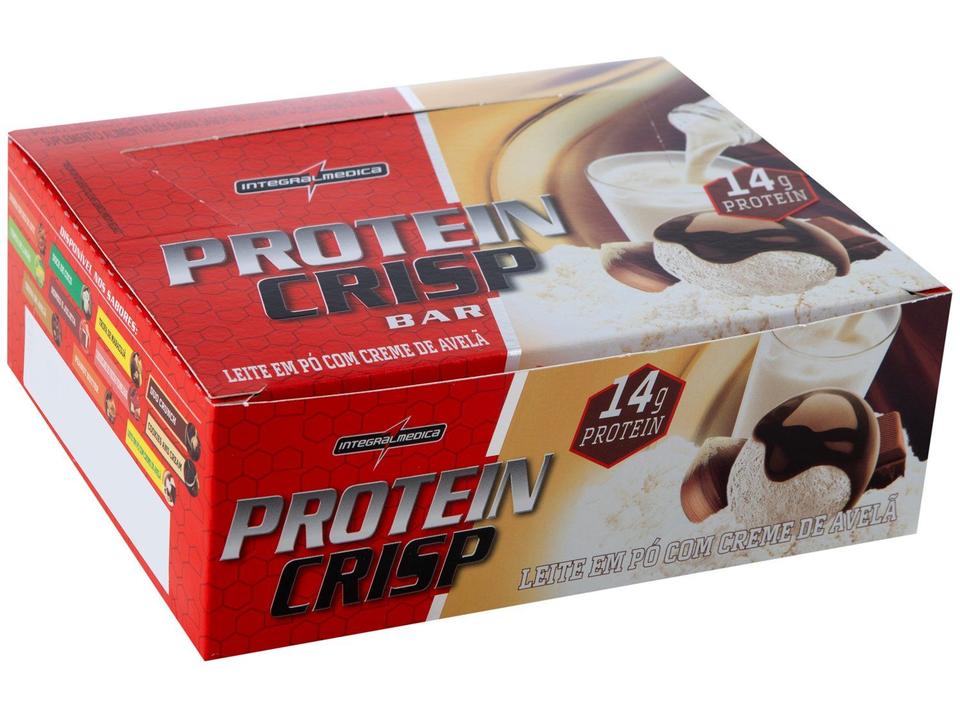 Barra de Proteína Integralmédica Protein Crisp Bar Leite Niño Natural 45g cada 12 Unidades - 7