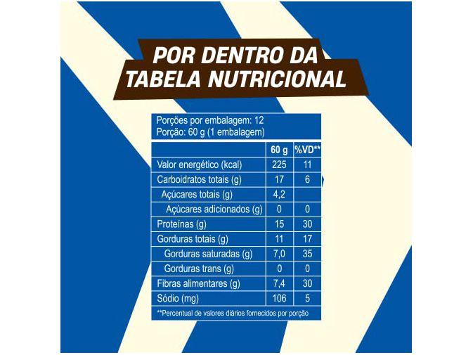 Barra de Proteína Mais Mu Mukebar Sabor Duo 15g de Proteína Zero Açúcar Display 12 Unidades - 5