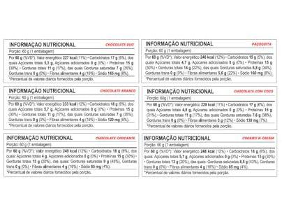Barra de Proteína Mais Mu Mukebar Sabor Mista 15g de Proteína Zero Açúcar Display 12 Unidades - 4