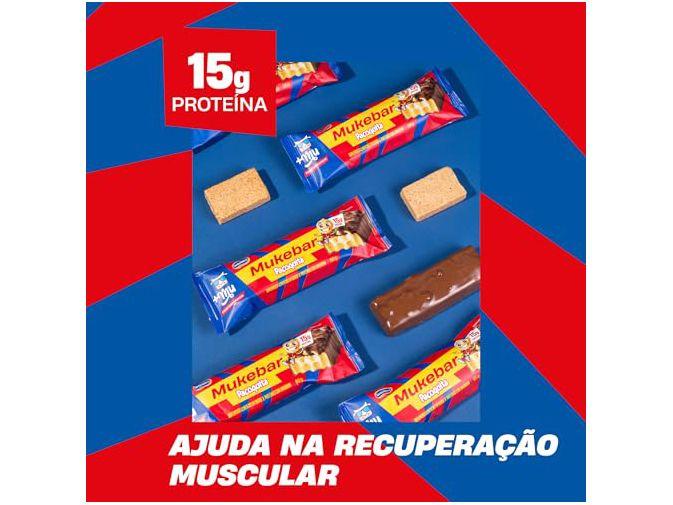 Barra de Proteína Mais Mu Mukebar Sabor Paçoquita 15g de Proteína Zero Açúcar Display 12 Unidades - 2