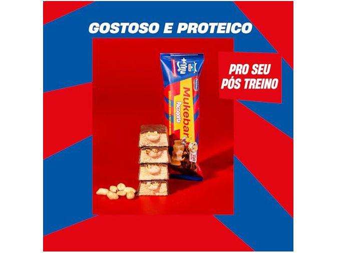 Barra de Proteína Mais Mu Mukebar Sabor Paçoquita 15g de Proteína Zero Açúcar Display 12 Unidades - 3