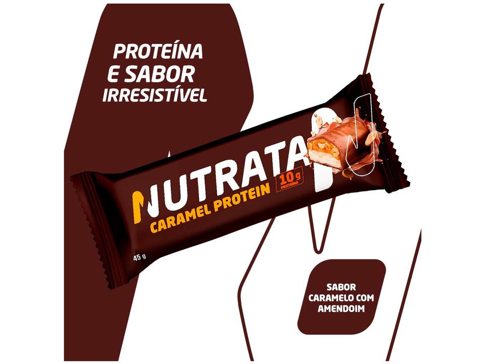 Barra de Proteína Nutrata Caramel Protein 45g 12 Unidades - 2