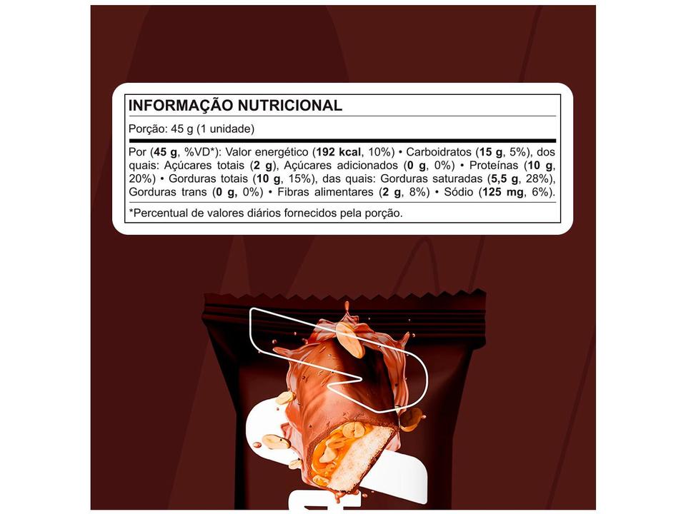 Barra de Proteína Nutrata Caramel Protein 45g 12 Unidades - 3