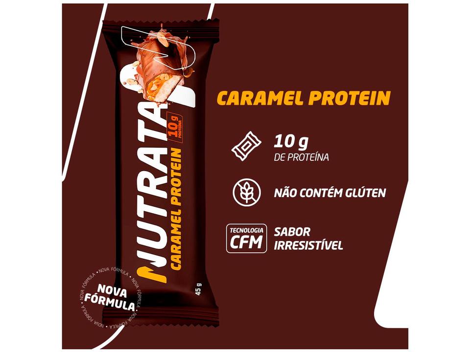Barra de Proteína Nutrata Caramel Protein 45g 12 Unidades - 1