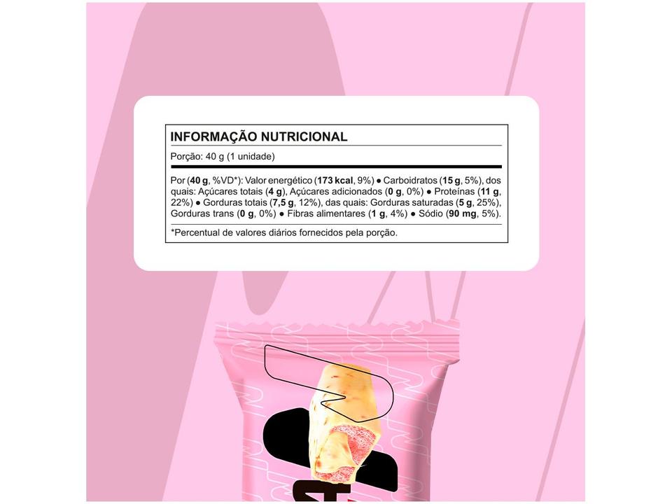 Barra de Proteína Nutrata Grego Whey 	Morango com Chantilly 40g 12 Unidades - 3
