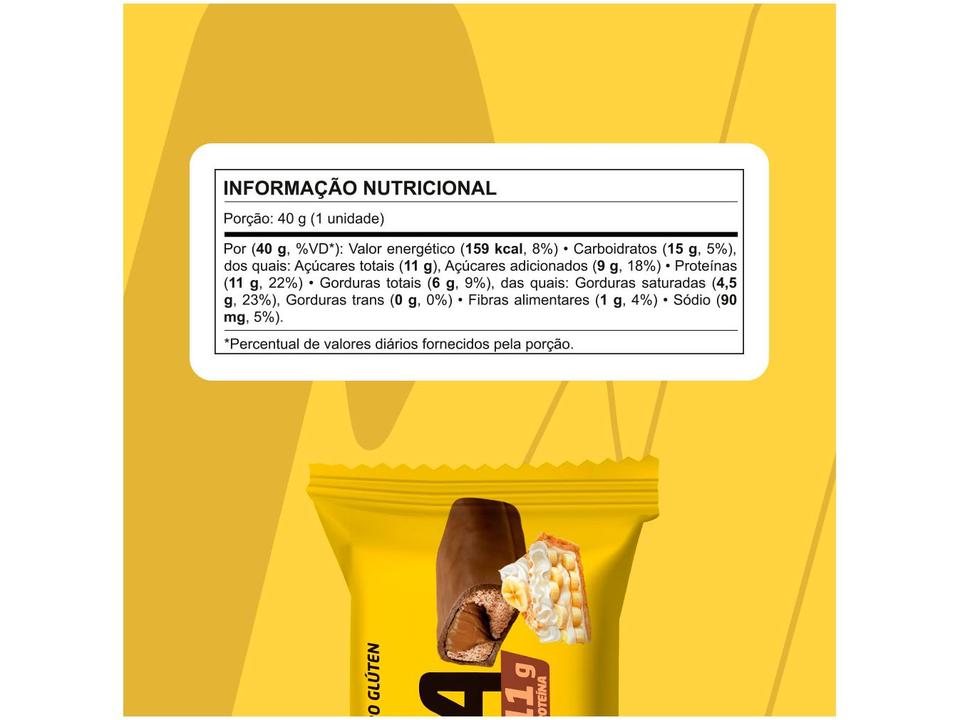 Barra de Proteína Nutrata Havanna Banoffee e Dulce de Leche 40g 12 Unidades - 3