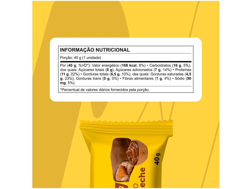 Barra de Proteína Nutrata Havanna Dulce de Leche Legítimo 40g 12 Unidades - 3