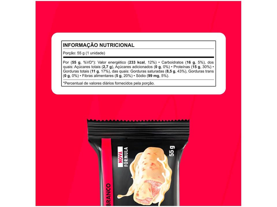 Barra de Proteína Nutrata YoPro Morango e Chocolate Branco 55g 12 Unidades - 3