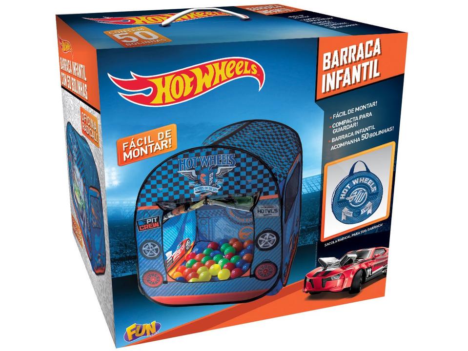 Barraca Infantil Hot Wheels com 50 Bolinhas - 4