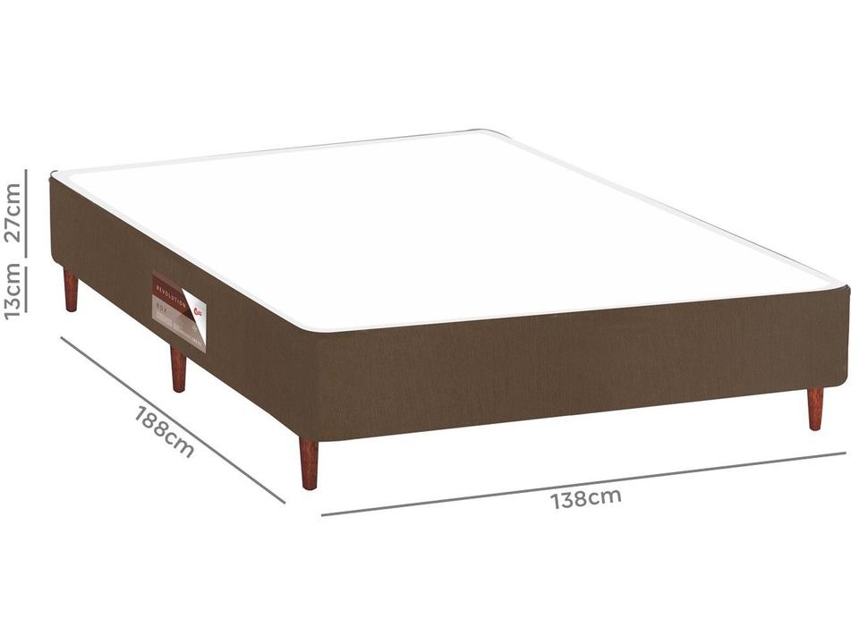 Base Cama Box Casal Castor 27x138x188cm Revolution - 1