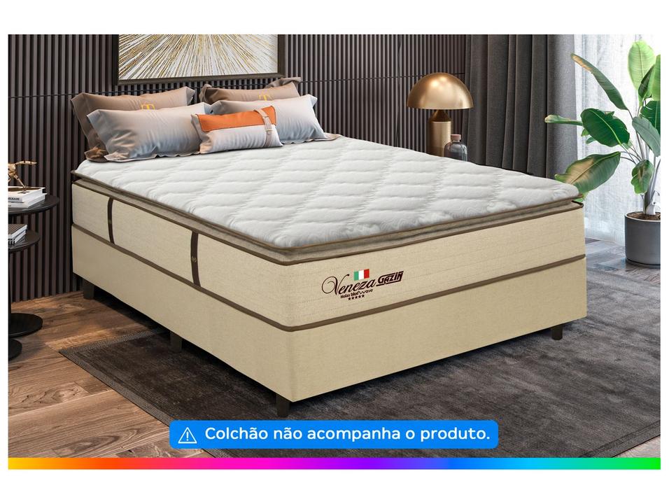 Base Cama Box Casal Gazin 27x138x188cm Dual Force - 2