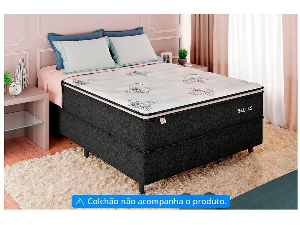 Base Cama Box Casal Plumatex 25x138x188cm Dallas - 1