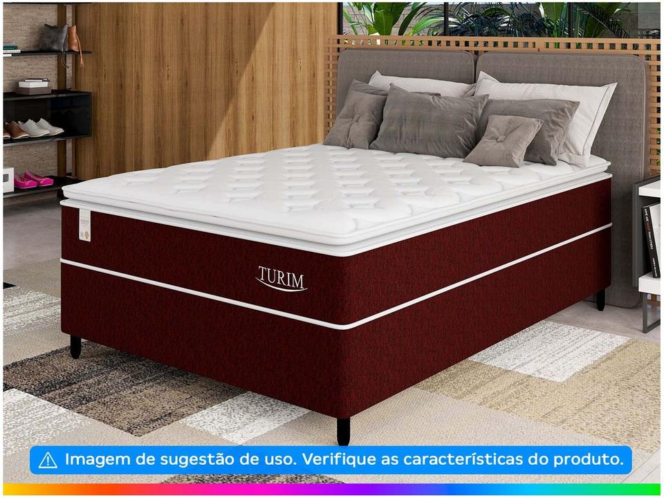 Base Cama Box Casal Plumatex 25x138x188cm - 1