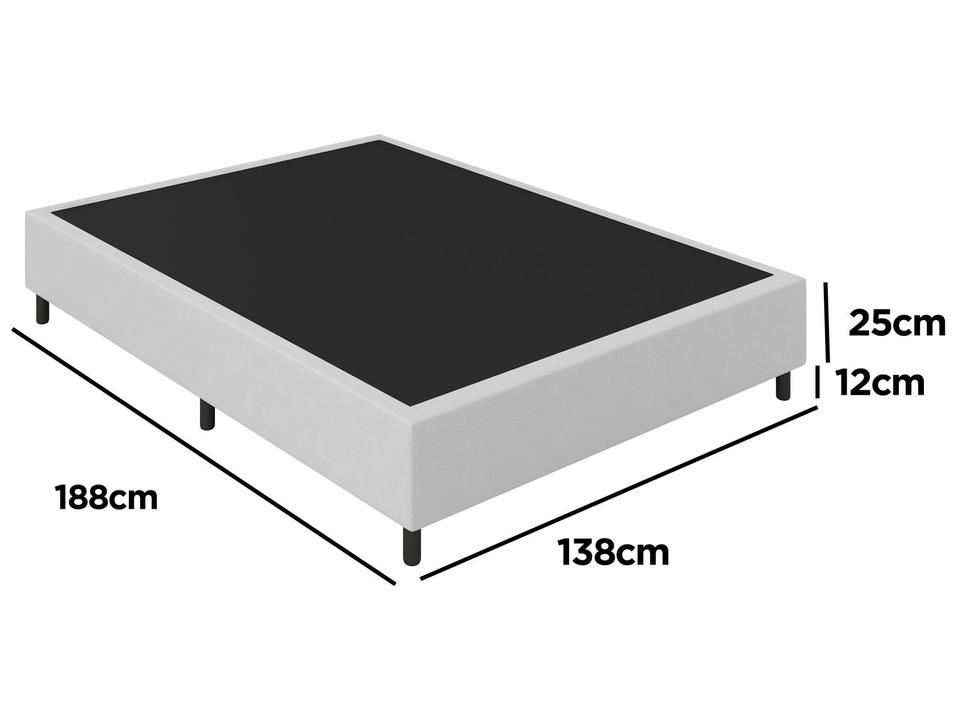 Base Cama Box Casal Prorelax 37x138x188cm Milão - 2