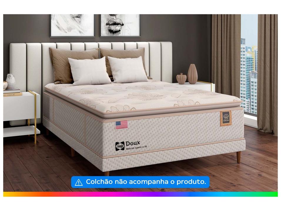 Base Cama Box Casal Sealy 24x138x188cm Doux Comfort - 1