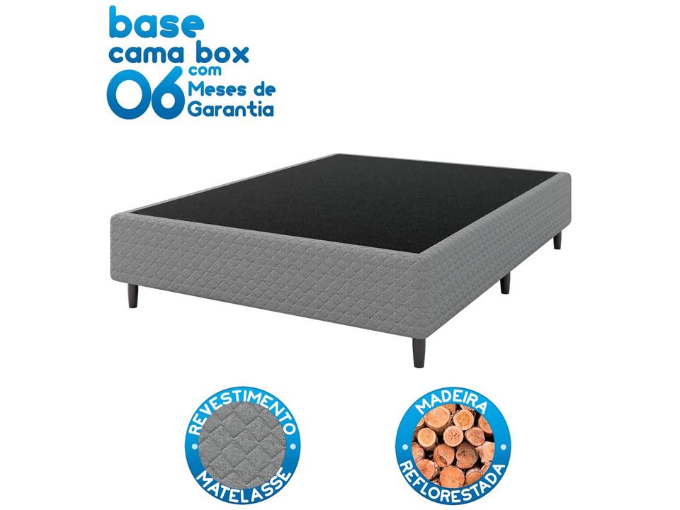Base Cama Box Casal Umaflex 26x138x188cm Beta - 3