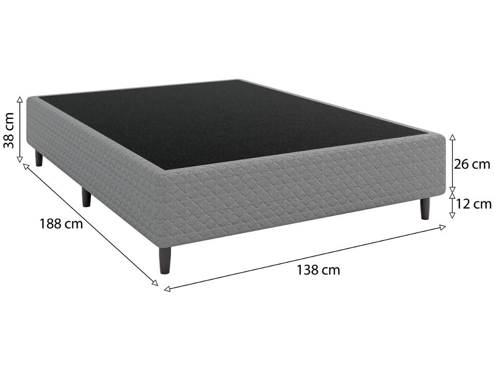 Base Cama Box Casal Umaflex 26x138x188cm Beta - 4