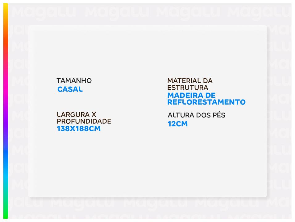 Base Cama Box Casal Umaflex 26x138x188cm Sonno Di Firenze - 1