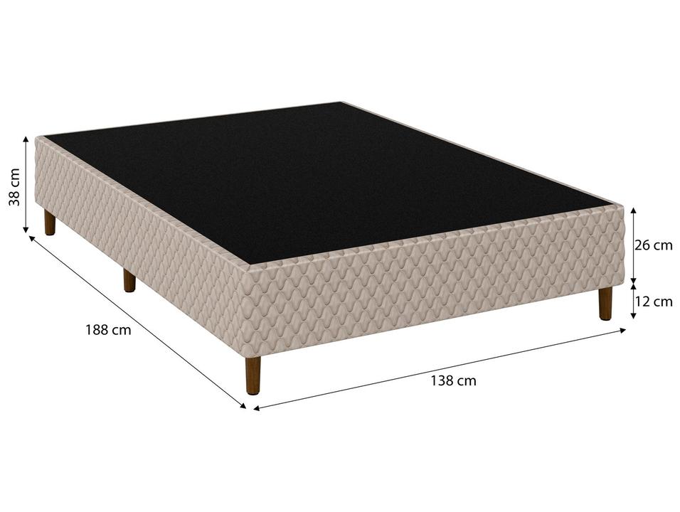 Base Cama Box Casal Umaflex 26x138x188cm Verona - 5