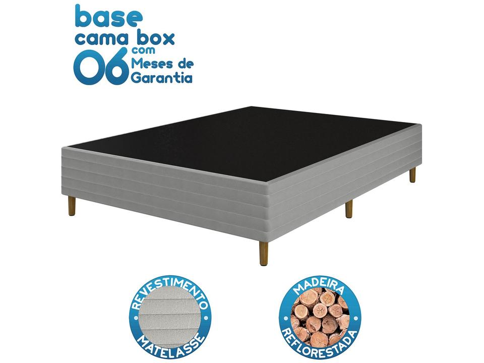 Base Cama Box Casal Umaflex 38x138x188cm New Prada - 3