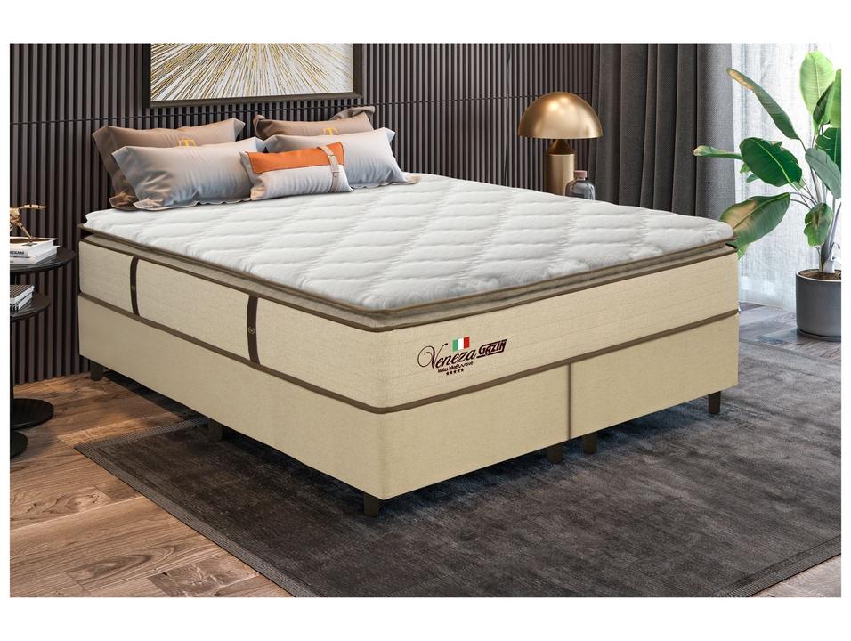 Base Cama Box King Gazin Bipartida 27x158x198cm Dual Force - 2