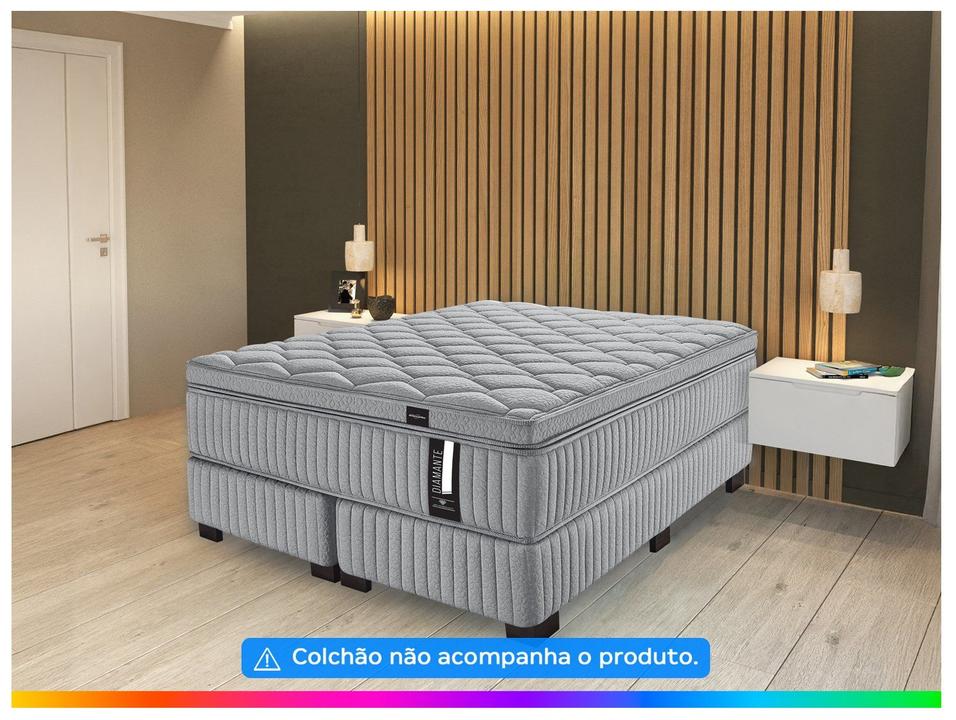 Base Cama Box Queen Americanflex Bipartida 25x158x198cm Diamante - 3