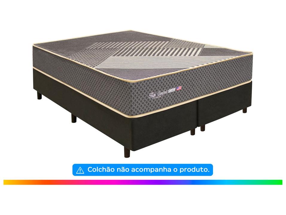 Base Cama Box Queen Gazin Bipartida 27x158x198cm Esmeralda - 2