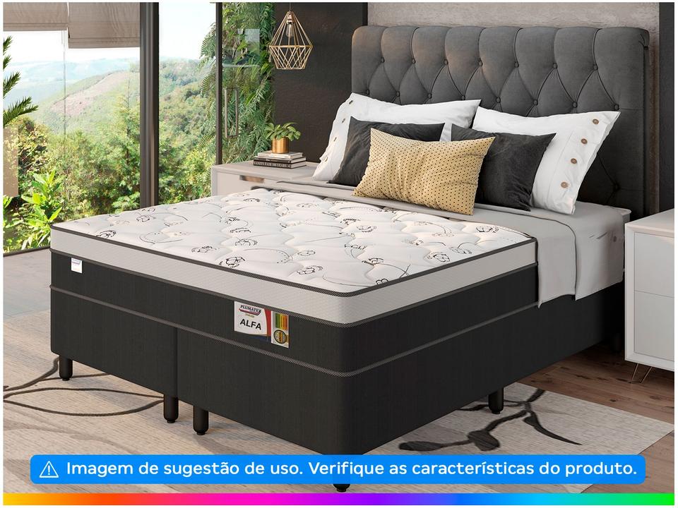 Base Cama Box Queen Plumatex 37x158x198cm Magnum - 1