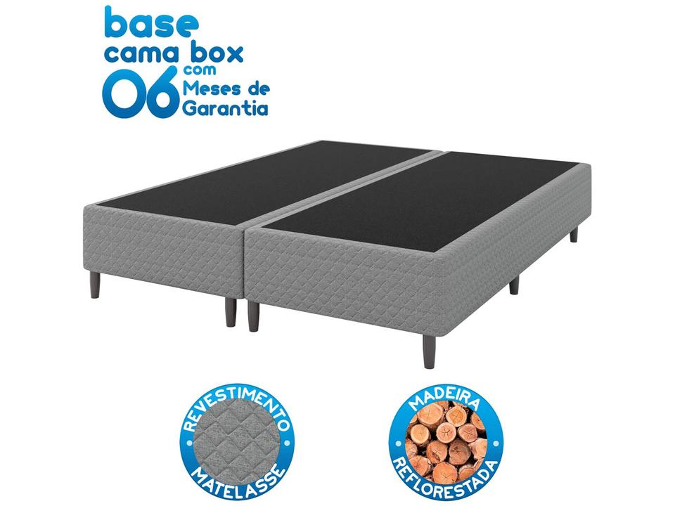 Base Cama Box Queen Umaflex Bipartida 26x158x198cm Beta - 3