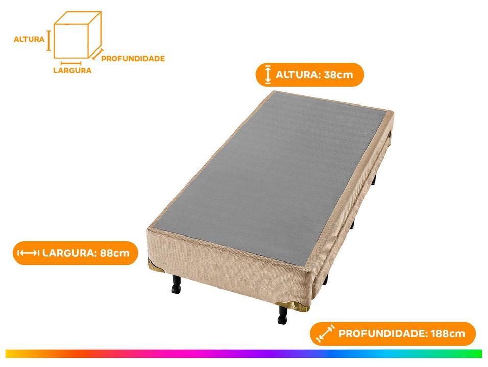 Base Cama Box Solteiro Americanflex com Cama Auxiliar 25x88x188cm Duplo - 1