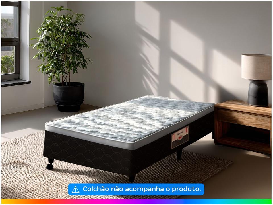 Base Cama Box Solteiro Castor 27x88x188cm Poli - 1