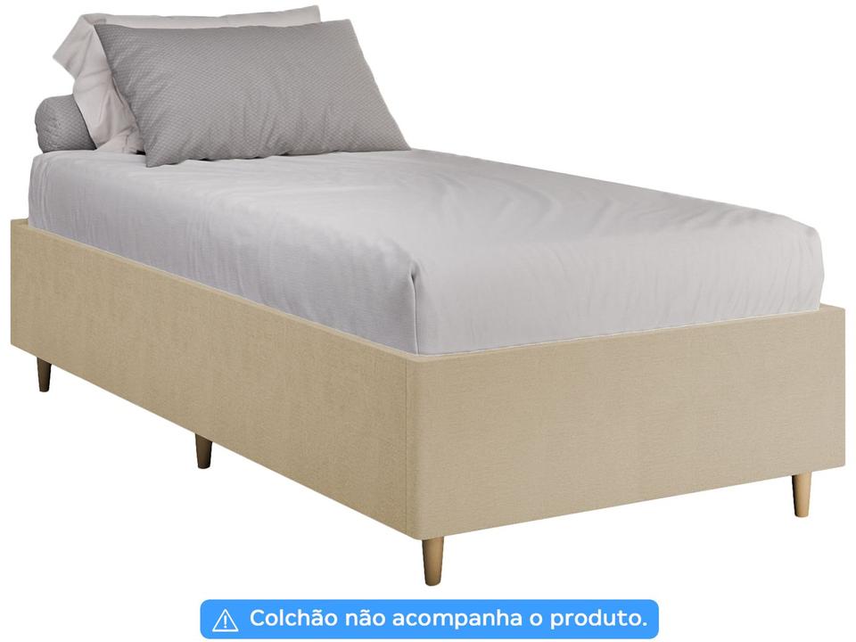 Base Cama Box Solteiro Dobuê Movelaria 42x88x197cm Toronto - 2