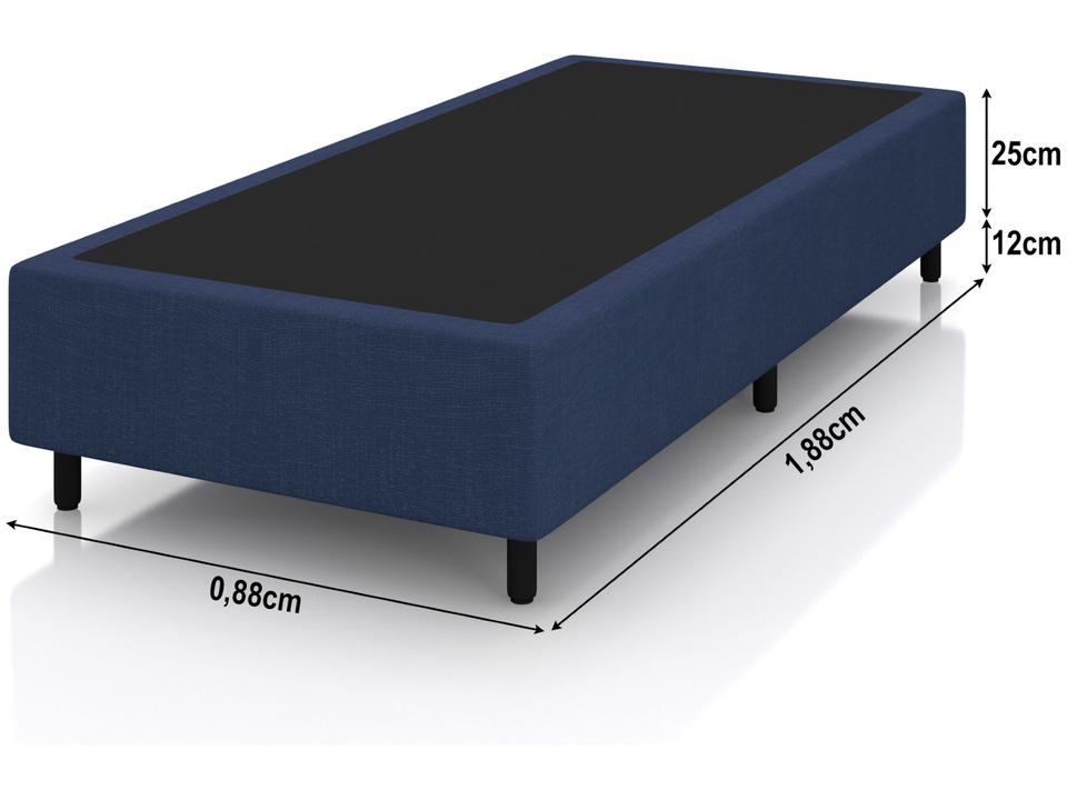 Base Cama Box Solteiro Plumatex 37x88x188cm Prime Maxx - 3